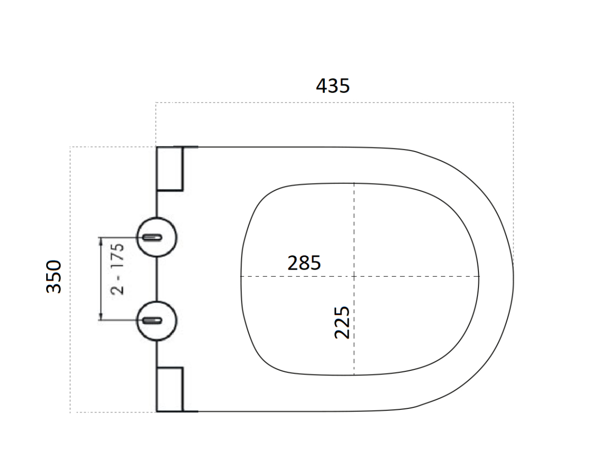 Крышка для унитаза Boheme Avva soft-close Белый глянец 976-W