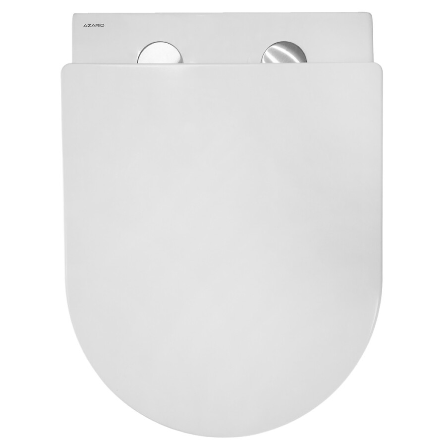 Унитаз подвесной Azario Gloria 360х490х360 безободковый слив TORNADO быстросъемное микролифт AZ-2003Т