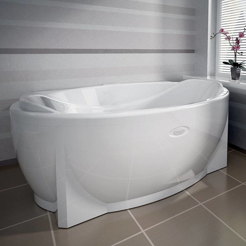 Radomir Лагуна Комфорт White 185x124 см ванна акриловая овальная c гидромассажем белая