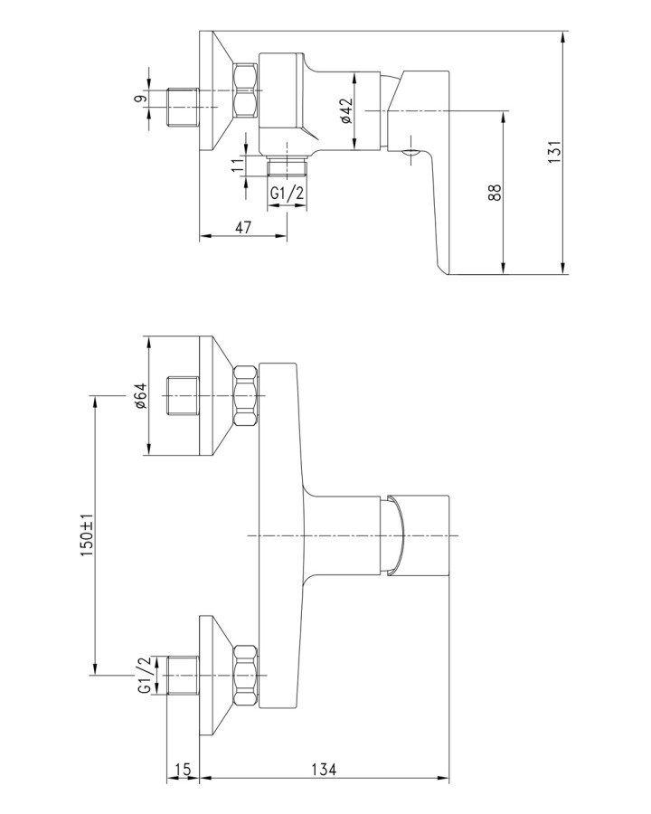 Imprese Breclav 15245W смеситель для душа белый/хром