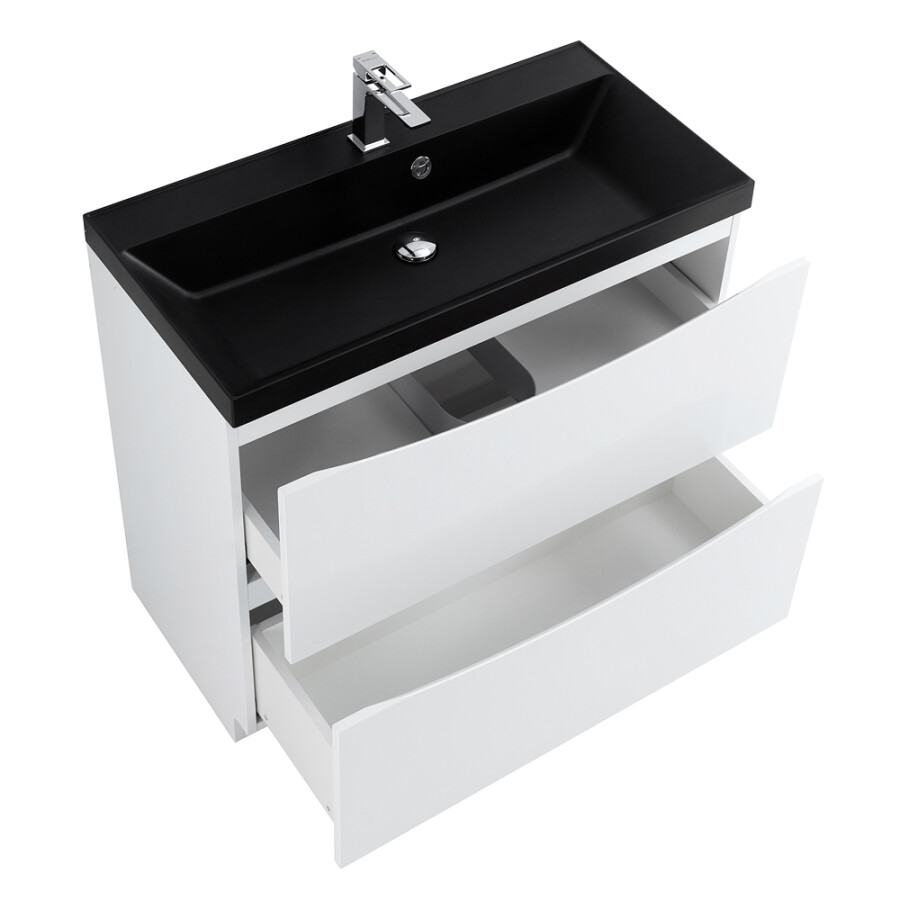 BelBagno MARINO-800-2C-PIA-BL-P тумба под раковину BB800/450-LV-MR-PR напольная