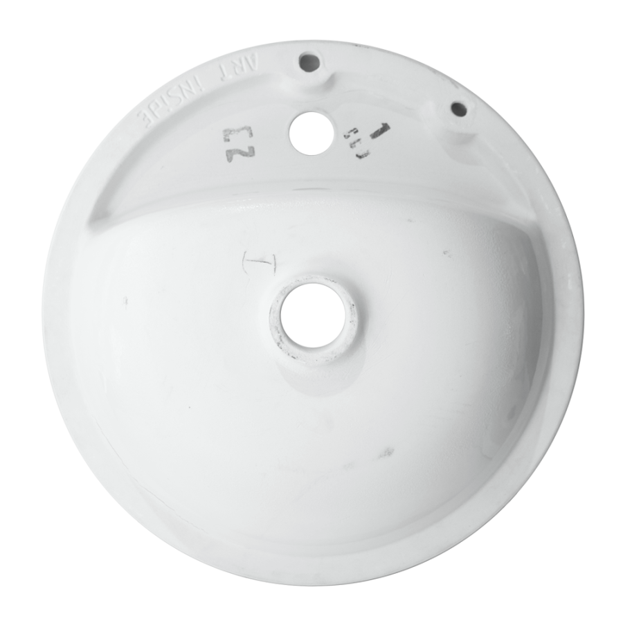 Sanita Luxe Art Inside раковина белая ART43SLWB01I