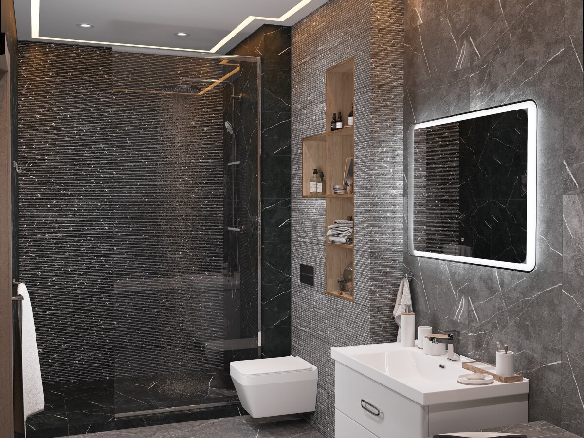 Керамическая плитка Cube Ceramica Hardrock Gray 30*60 УТ000084569