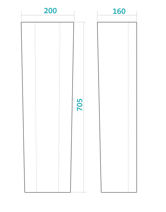 Santek пьедестал для раковины Бореаль 1.WH11.0.591