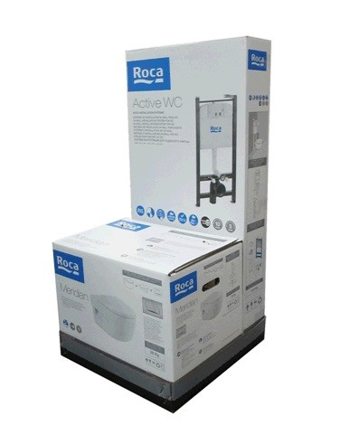 Roca Meridian 893104110 унитаз подвесной + инсталляция