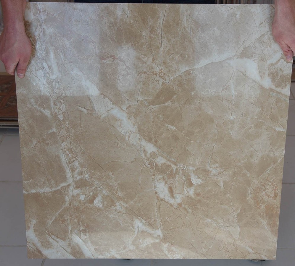 Kito Novella brown GP плитка напольная керамогранит ректифицированная полированная 80x80 см бежевая (BMJ8075)