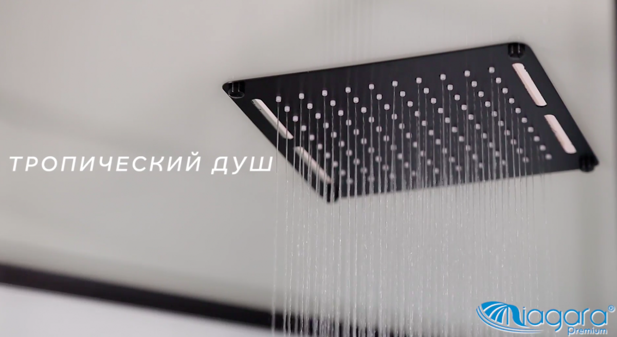 Niagara NG 6901-01 Black Душевая кабина 90x90 69010134BLACK