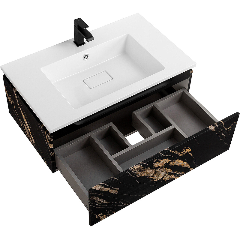 Cezares Slider тумба под раковину 80 см черный фьюжн SLIDER-800-1C-SO-NF-P