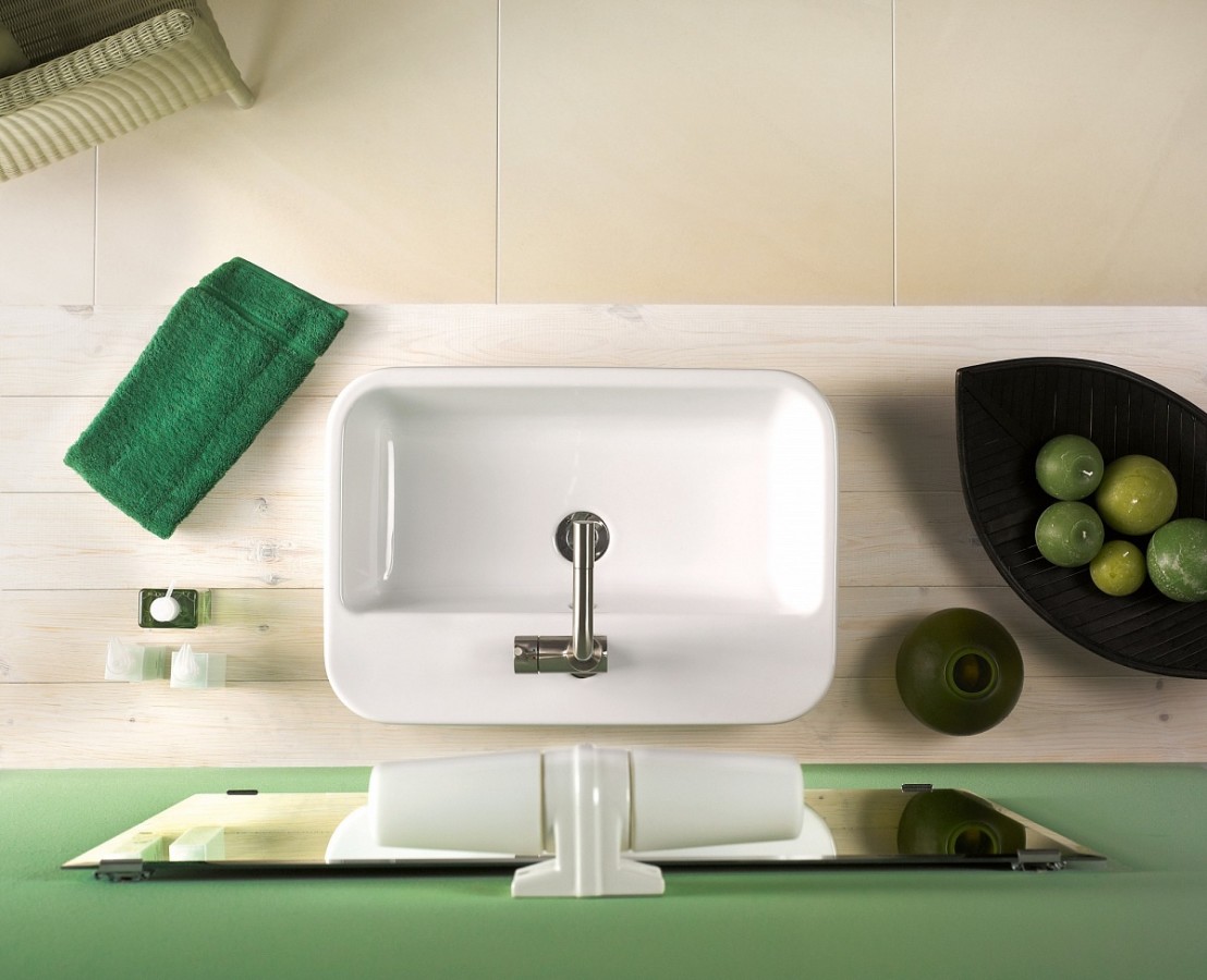 Cersanit Caspia Square 60 UM-CAS60/1-S раковина накладная