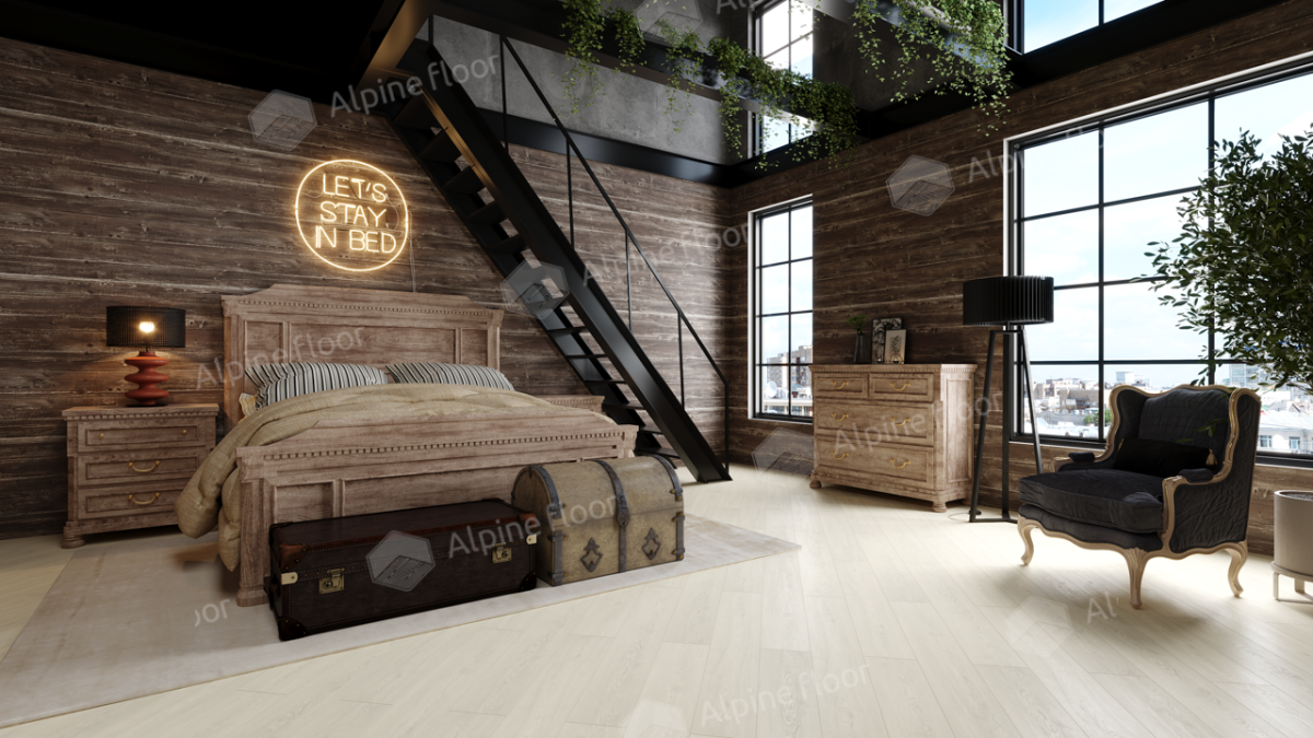 Alpine Floor Classic Light SPC ламинат Дуб Арктик ECO 134-77 MC-R 1220 х 183 х 3.5 mm