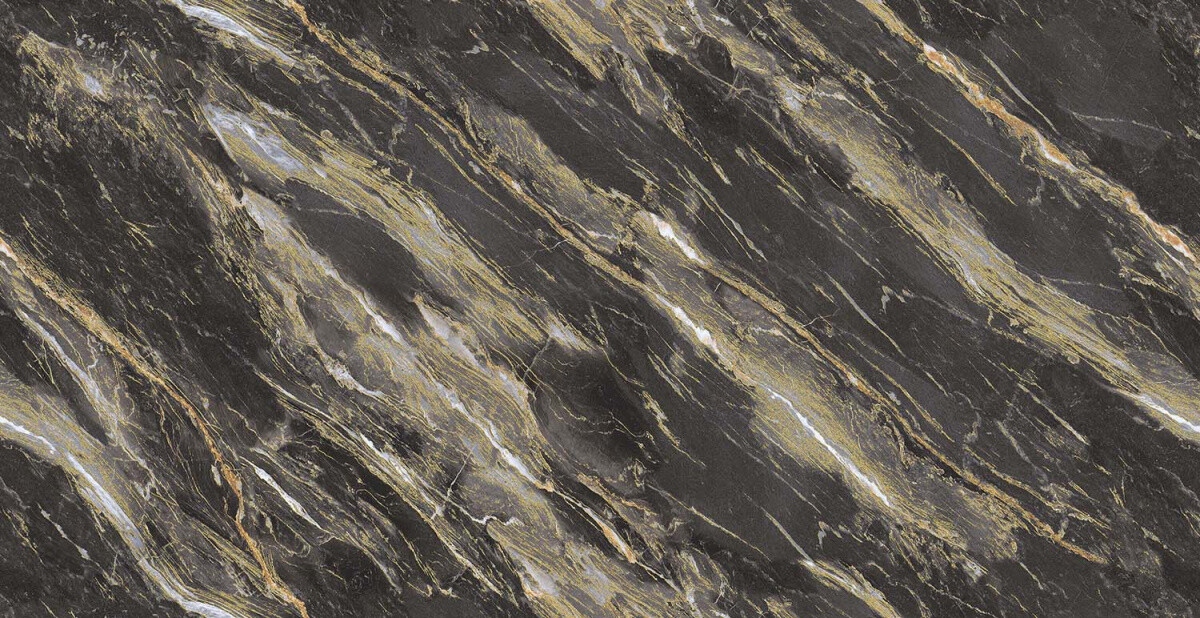 Керамогранит Azario Materia Gold 60x120 Carving H18004009G