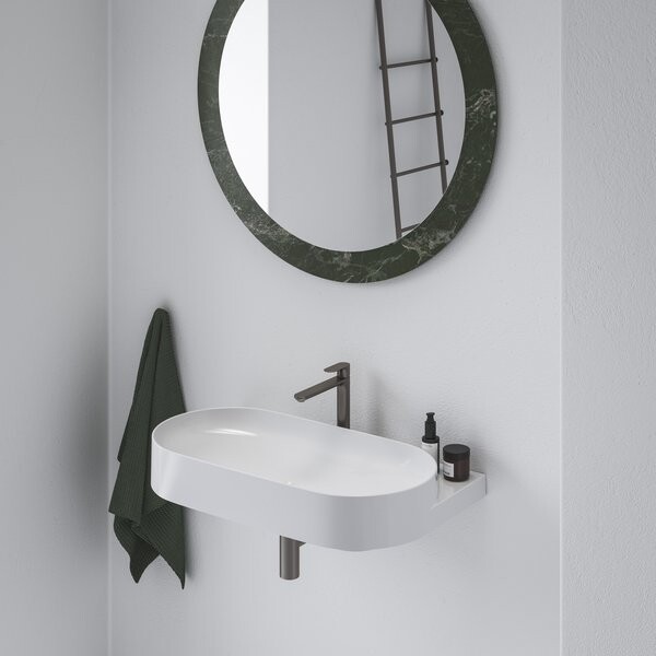 Ravak Eleganta BeCool Смеситель для раковины графит матовый X070416