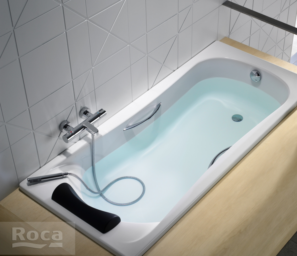 Акриловая ванна Becool 180 90 см с ручками ZRU9307685