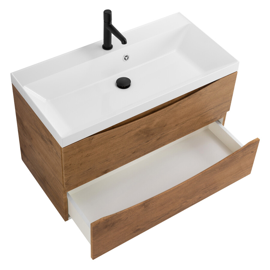 BelBagno Marino 90 см тумба под раковину MARINO-900-2C-SO-RN-P Rovere Nature подвесная