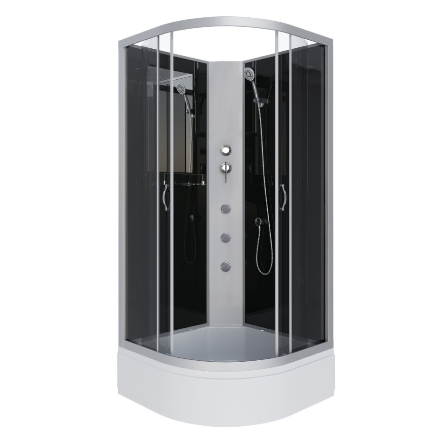 Niagara Classic NG 3503-14BKG Душевая кабина 80x80 Без крыши с гидромассажем 35031434BKG