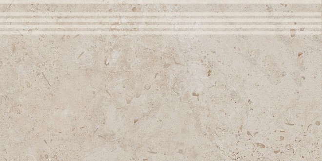 Kerama Marazzi DD205500R/GR Cтупень Про Лаймстоун бежевый натуральный обрезной 60х30