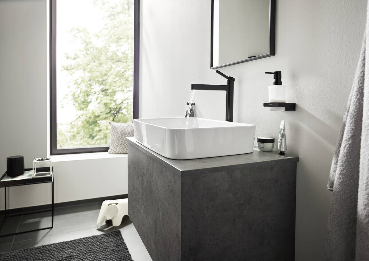 Hansgrohe Finoris Смеситель для раковины со сливным клапаном Push-Open хром 76070000