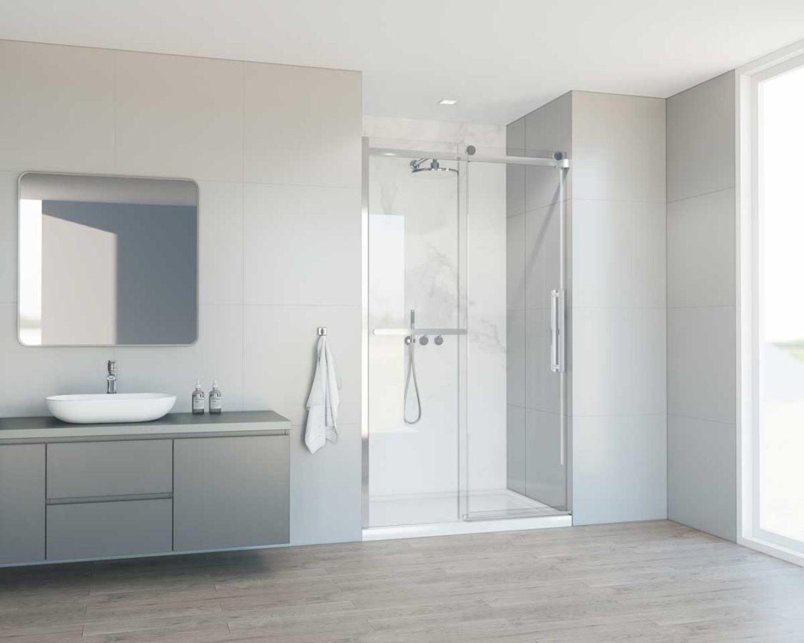 Vincea Como Soft душевая дверь 140 см хром / прозрачная VDS-1CS140CL