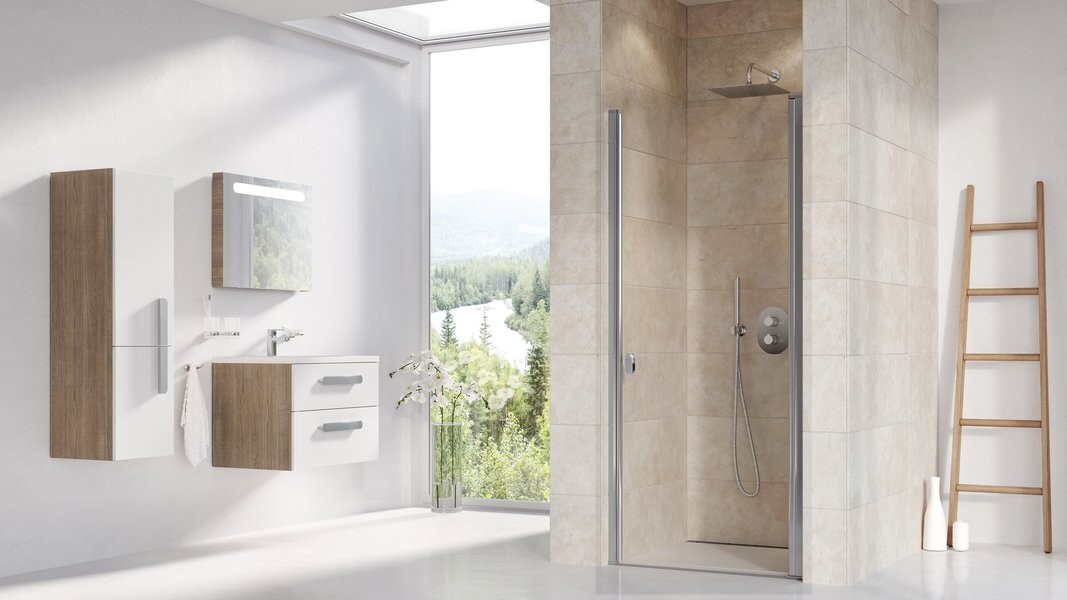 Ravak Chrome CSD1-90 Душевые двери 90*195 AT 0QV70C00Z1