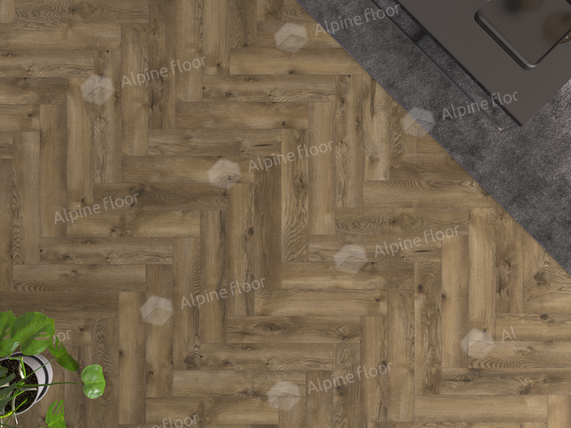 Ламинат Alpine Floor Ville 63265 Дуб Бурриана 643 x 131 х 8 mm