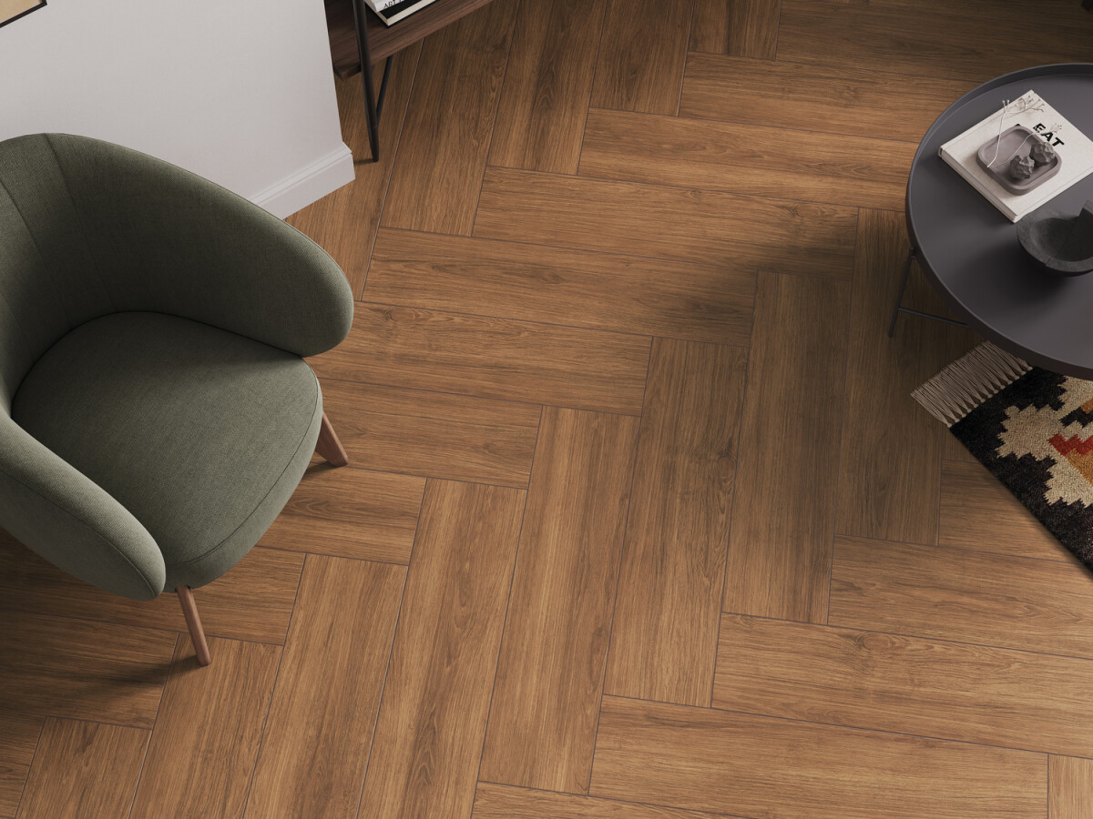 Керамогранит Cersanit Select Wood светло-коричневый ректификат 21,8x89,8 A17950