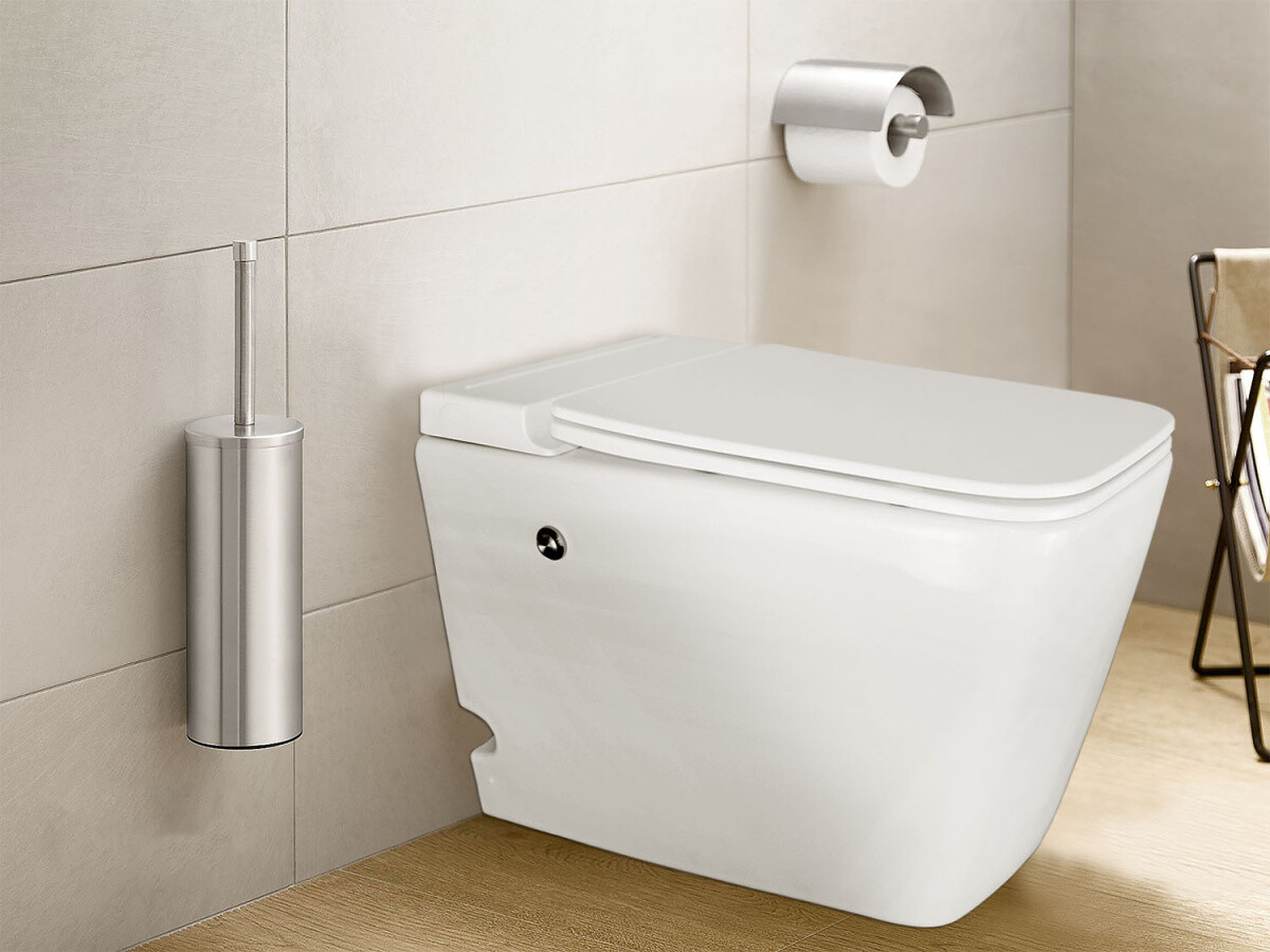 Унитаз импульсный Azario 360х590х440 напольный, квадратный, быстросъемное сиденье микролифт (AZ101)