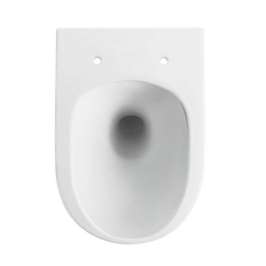 Унитаз подвесной Grossman Thin Rim GR-5604SQ (520х360х355) тонкий ободок,белый с тонкой крышкой,микролифт,смыв торнадо,1 место