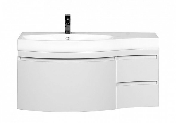 Aquanet Опера 115 тумба с раковиной 00212991 подвесная, левая