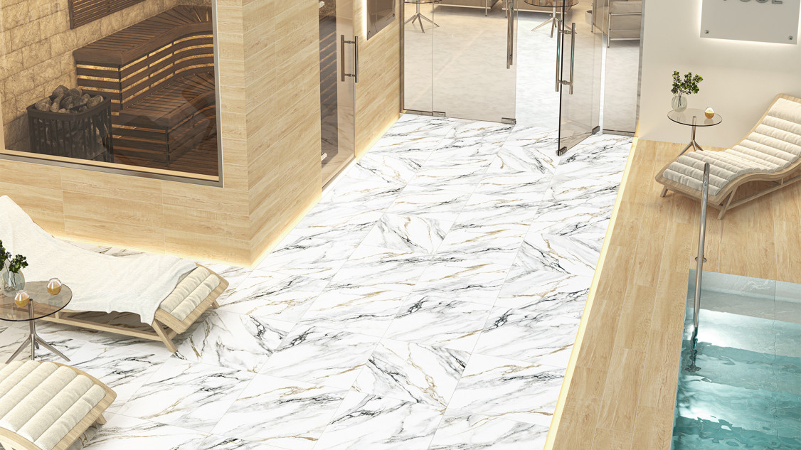 Alma Ceramica Arabesco керамогранит 57х114 см GFA114ARS04R