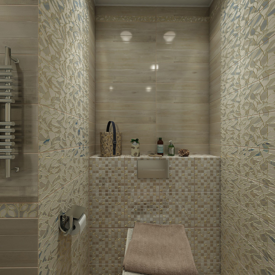 AltaCera Felicity Groundy декор 3 настенный 20х60 см