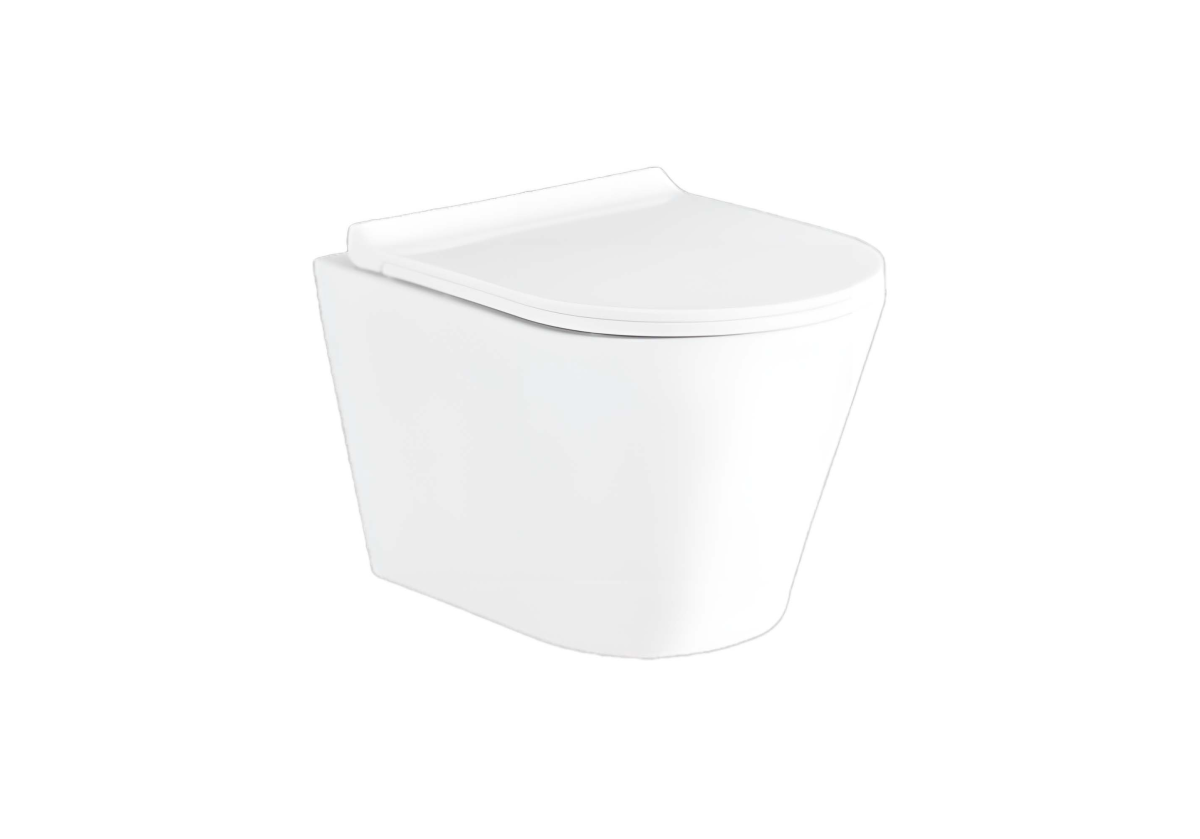 Aquatek Альфа унитаз подвесной безободковый с сиденьем AQ1910-00