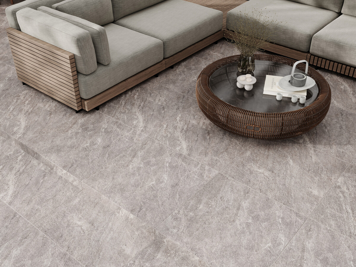 Керамогранит Cersanit Desert серый ректификат рельеф 59,8x59,8 A17888