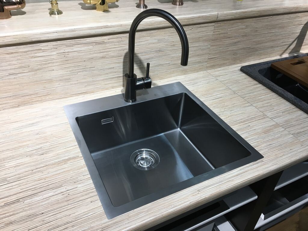 Omoikiri Akisame кухонная мойка вороненый 41-GM 4973094