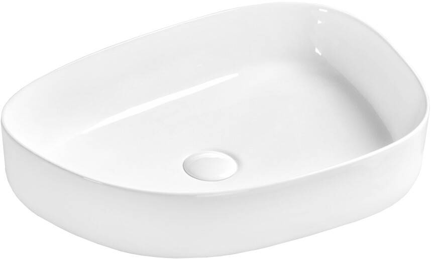 BelBagno BB1435 раковина накладная 55 см белая