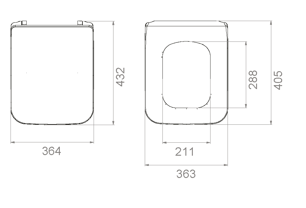 Крышка для унитаза Boheme Mirage soft-close Белый глянец 968-W