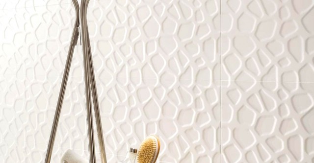 Tubadzin All in White White Stripes 4 60х30 см плитка настенная структурная белая
