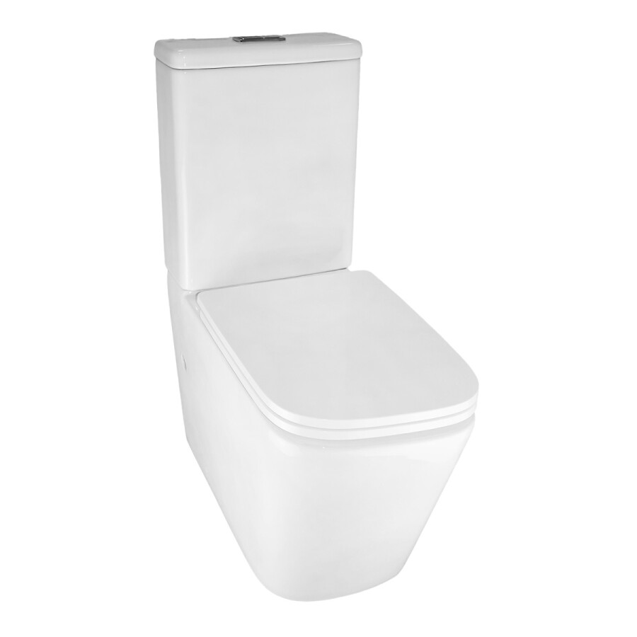 Унитаз-компакт Azario Etéreo 640х370х810 напольный, безободковый, система смыва "Скрытое Торнадо", с быстросъемным сиденьем микролифт AZ-8203