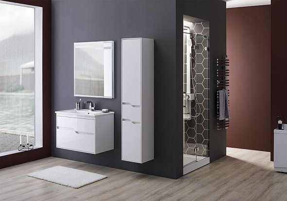 Aquanet Модена 00196967 Шкаф-пенал подвесной, белый 35