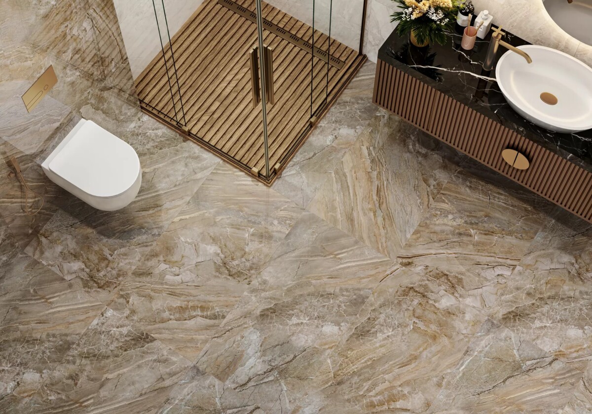 Керамогранит 60120NAM21P LCM Namibia Marron Полированный 600 x 1200 x 7 мм.