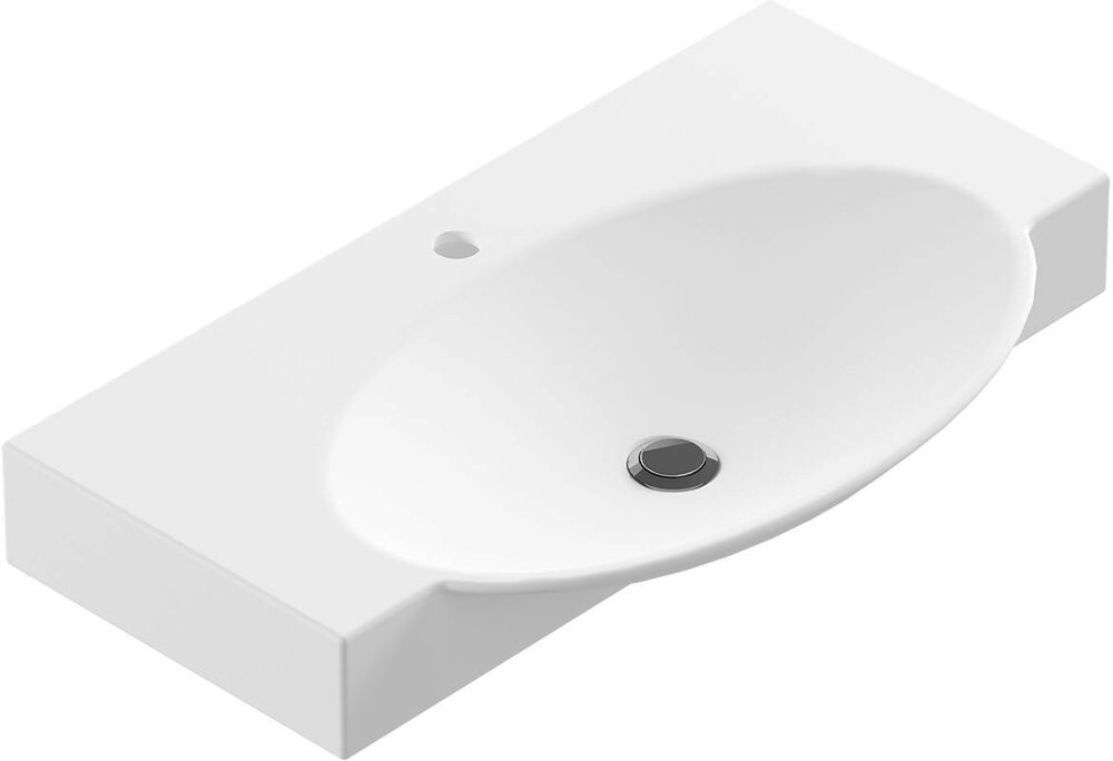 Sanita Luxe Infinity INF76SLWB01KR умывальник на кронштейнах 75 см