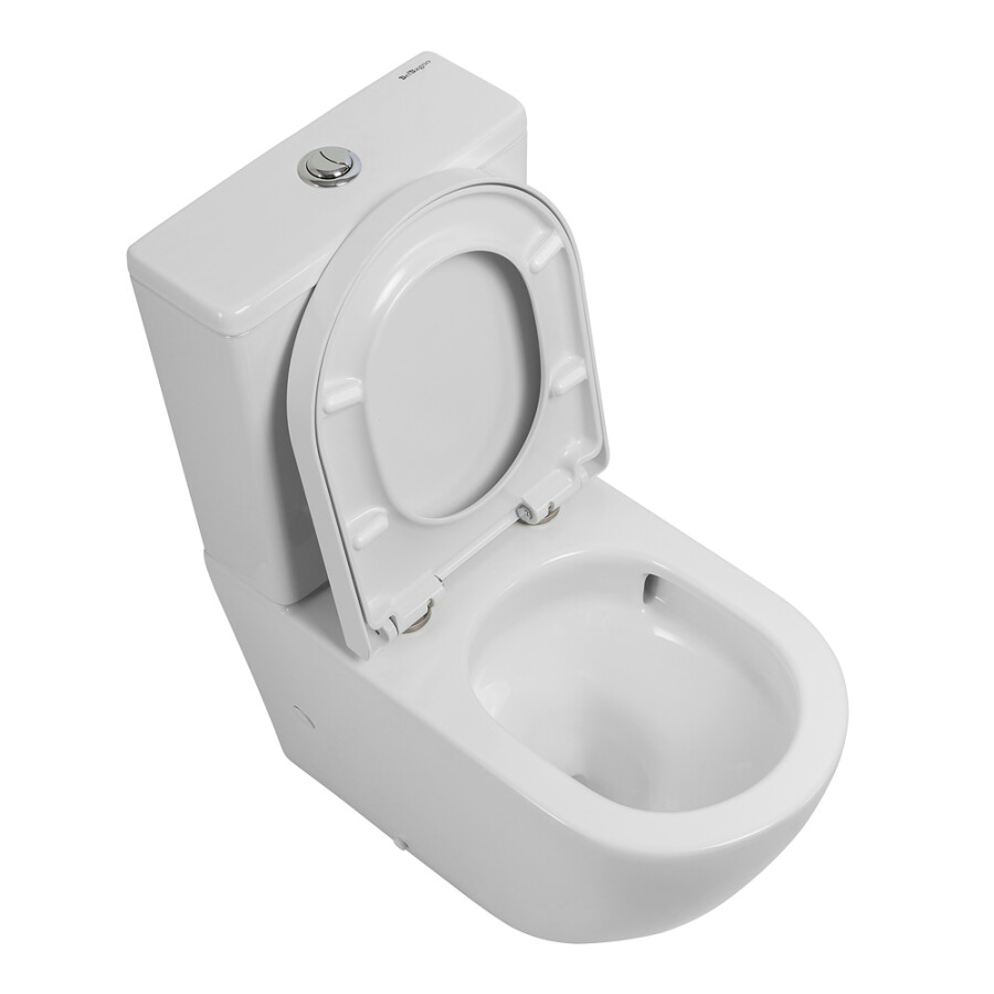 Унитаз-компакт безободковый BelBagno SFERA-TOR BB2141CP-TOR BB2141T