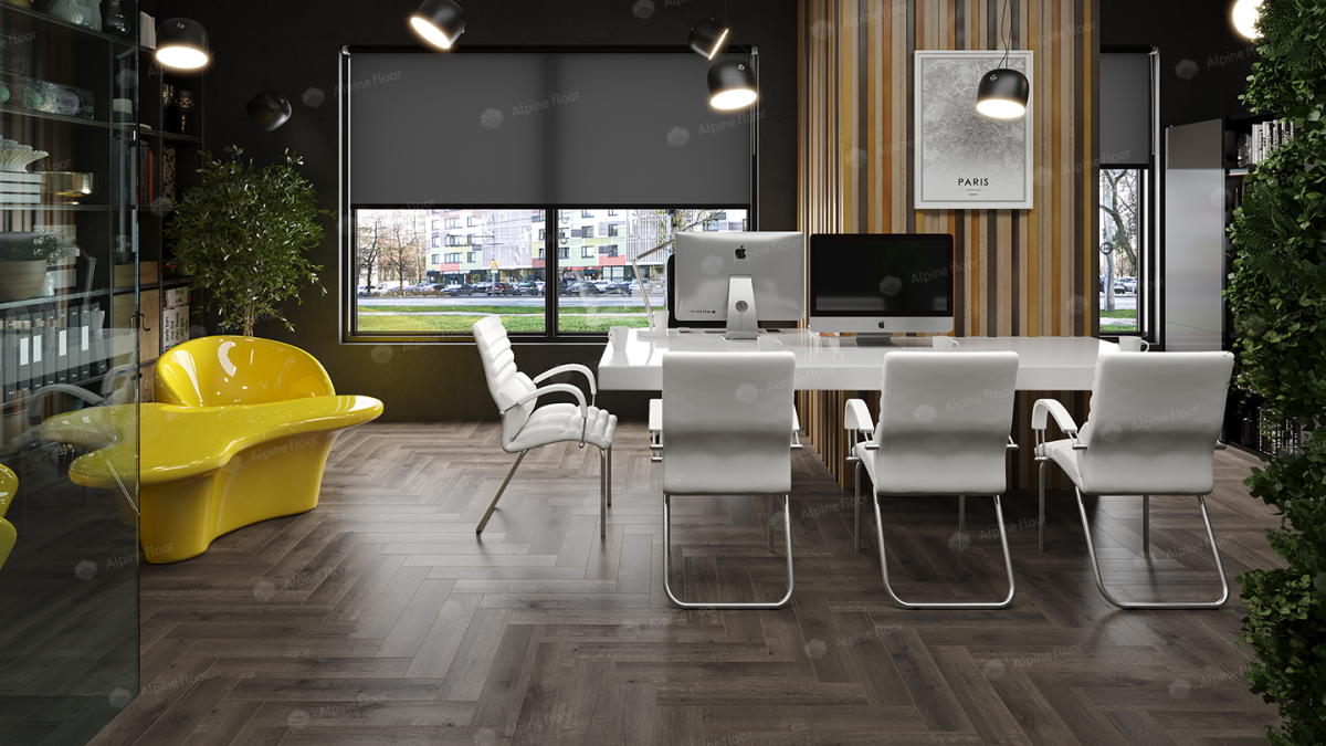 Alpine Floor Parquet Light SPC ламинат Дуб Антарес ECO 13-19AB-R 600 х 125 х 4мм