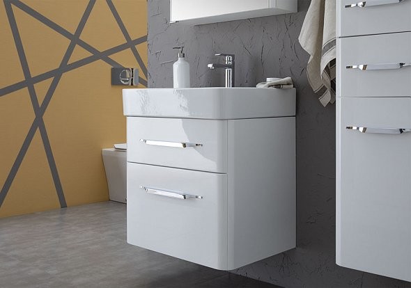 Aquanet Виченца 60 тумба с умывальником 00212665 подвесная