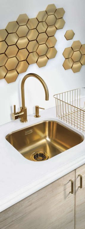 Omoikiri OMI 44-U/I мойка кухонная светлое золото 4993268