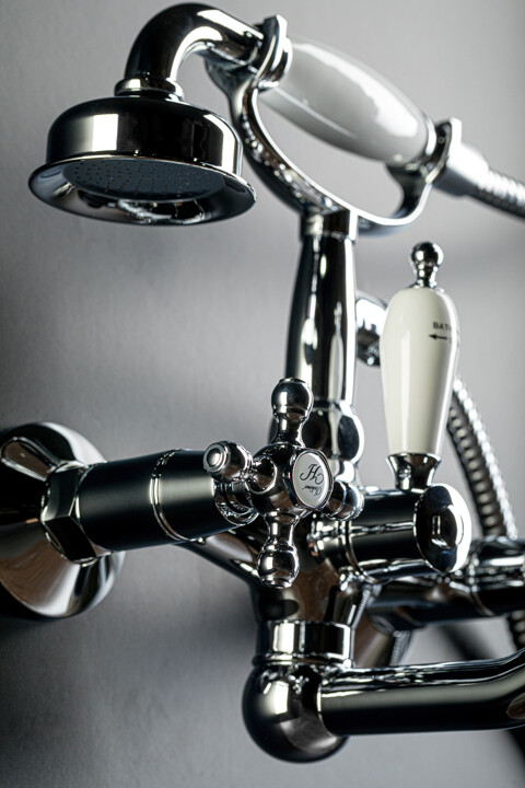 Смеситель для ванны с душевым комплектом Boheme Tradizionale Cromo 273