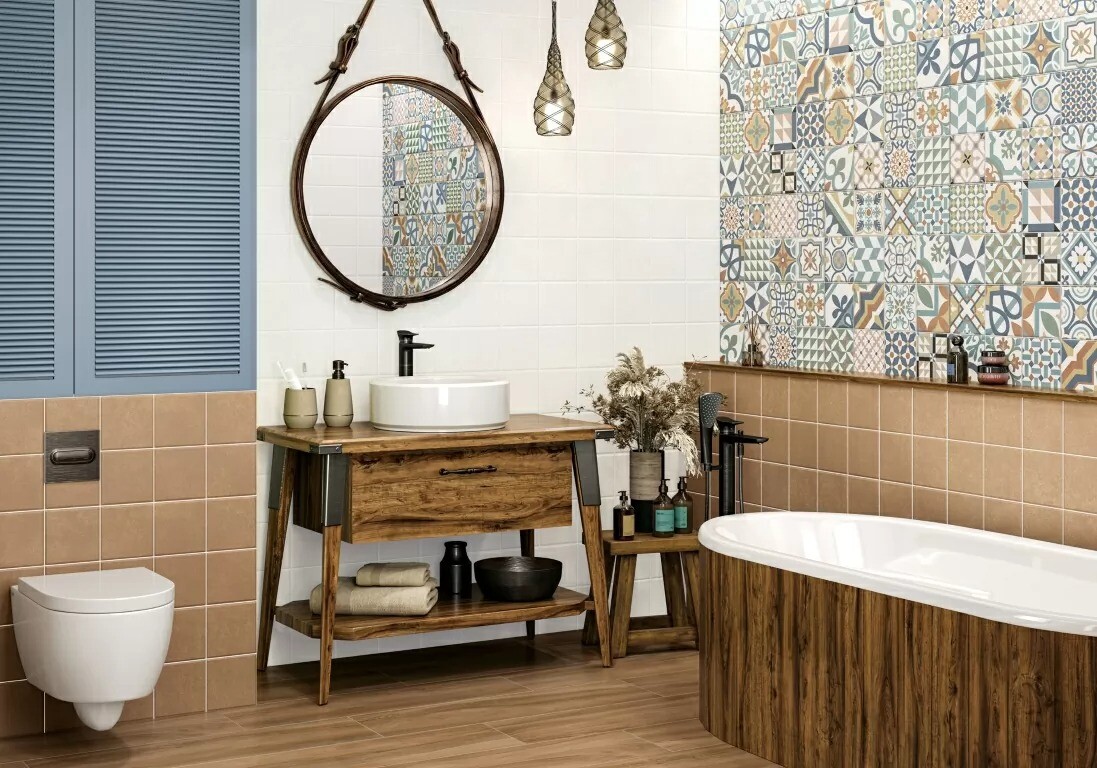 New Trend Дизайн Арт Айвори / Design Art Ivory Керамическая плитка настенная 300 x 600 x 9 WT36DST01