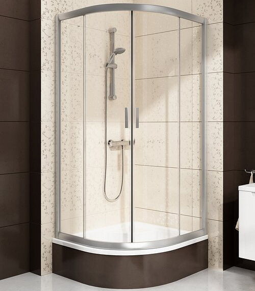 Ravak Blix Душевой уголок BLCP4-80 Sabina белый+грейп 3B240140ZG