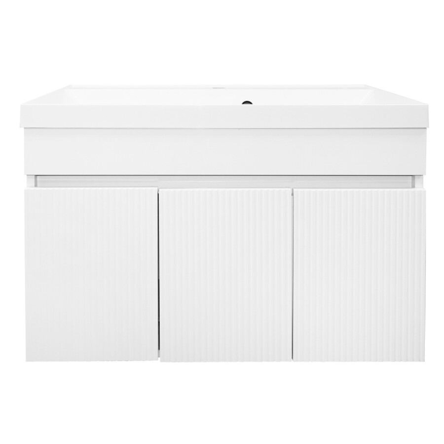 Комплект Тумба Loranto Serenada 80 700х450х550 подвесная, с раковиной Астория 80, белый CS00096756