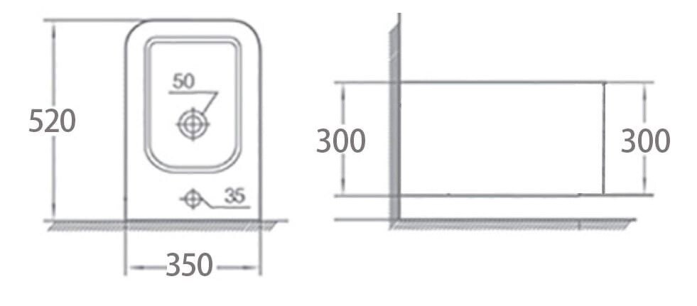Биде подвесное Boheme Mane Белый матовый 970-BDT-MW