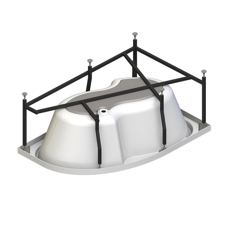 Radomir Ирма 160 105 см ванна акриловая с каркасом левая